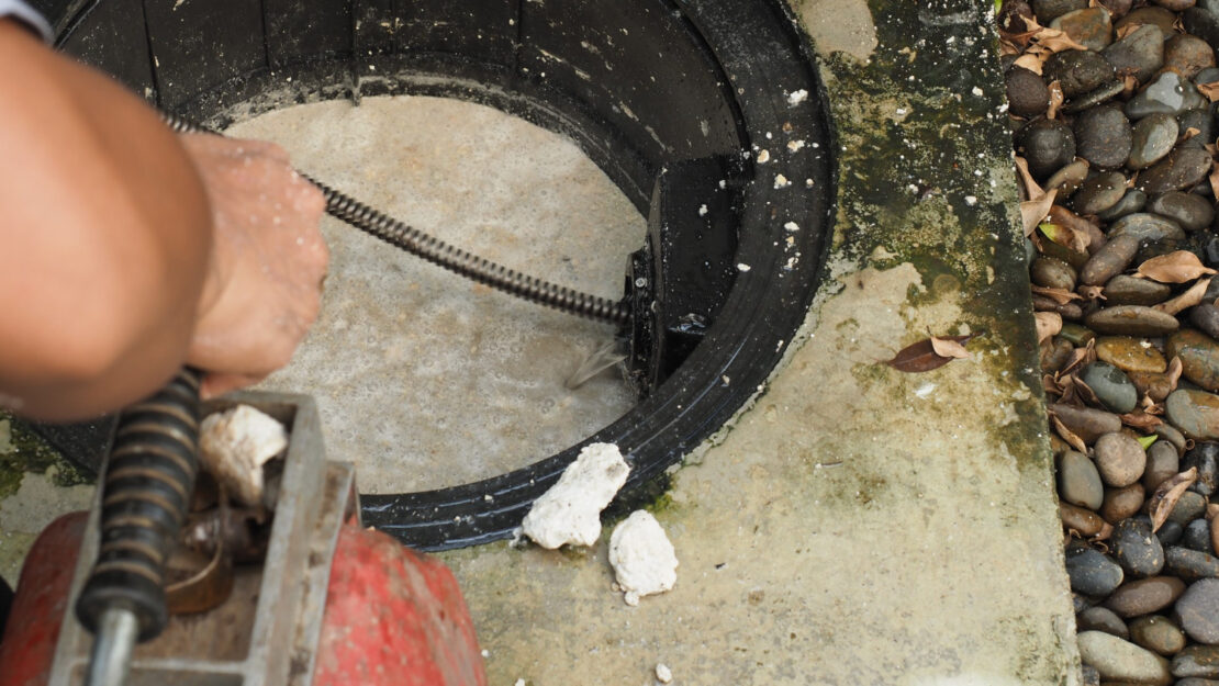 A Picture of drain jetting